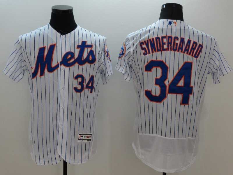 New York Mets #34 Noah Syndergaard White(Blue Strip) 2016 Flexbase Collection Stitched Jersey,We sell and wholesale New York Mets #34 Noah Syndergaard White(Blue Strip) 2016 Flexbase Collection Stitched Jersey on line form chian!